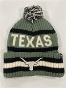 Texas Longhorns OHT NCAA Moss Bering Knit Cuff Cap w/ Pom *NEW*