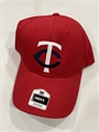 Minnesota Twins MLB Red Mass Basic MVP Adjustable Hat *NEW*