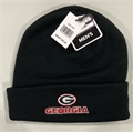 Georgia Bulldogs NCAA Black Mass Knit Cuff Hat *NEW*