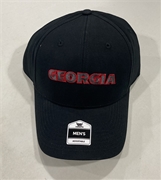 Georgia Bulldogs NCAA Black Mass Basic MVP Adjustable Hat *NEW*