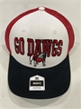 Georgia Bulldogs NCAA Red Mass Blockhead MVP Mesh Snapback Hat *NEW*