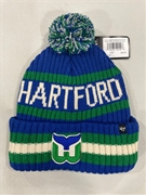 Hartford Whalers Vintage NHL Royal Bering Knit Cuff Pom *NEW*