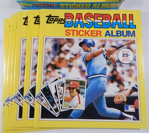 1981 Topps Baseball Sticker Album 13 Count Lot (No Box) *SALE*
