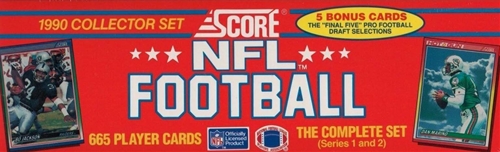 1990 Score Football Factory Sealed Complete Set *NEW*