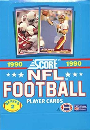 1990 Score Football Series 2 Box 36 Packs *NEW*