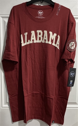 Alabama Crimson Tide NCAA Cardinal Embroidered Fieldhouse Men&#39;s Tee Shirt *SALE* Size 2XL