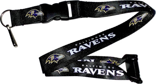 Baltimore Ravens NFL Black Lanyard