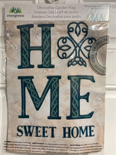 Celtic Home Sweet Home 2-Sided Garden Suede Flag *NEW*