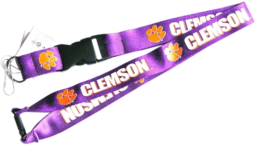 Clemson Tigers NCAA Purple Lanyard