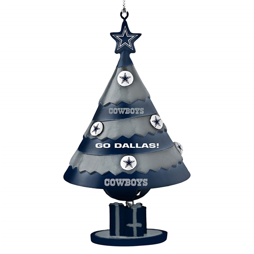 Dallas Cowboys NFL Tree Bell Ornament - 6ct Case