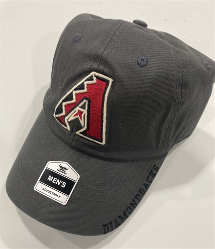 Arizona Diamondbacks MLB Charcoal Mass Club Acton Clean Up Adjustable Hat *NEW*