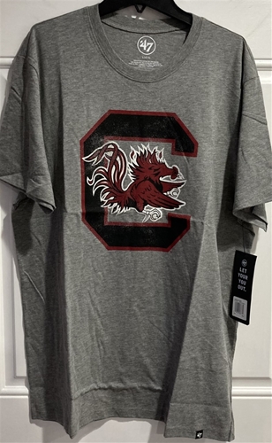 South Carolina Gamecocks NCAA Slate Grey Men&#39;s Throwback Club Tee Shirt *SALE* Lot of 21