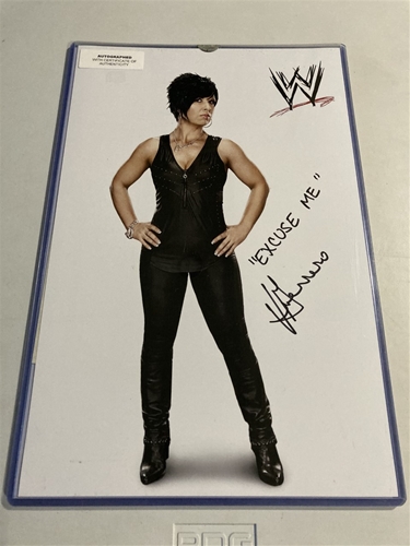 Vickie Guerrero Signed WWE 11&quot;x17&quot; Poster w/ COA