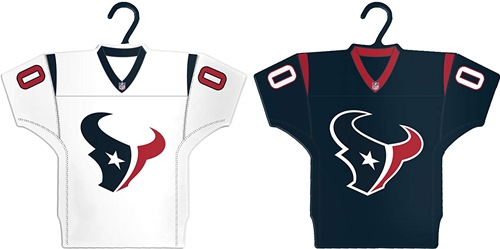 Houston Texans NFL Home & Away Jersey Ornament 2 Pack Set - 6 Count Case