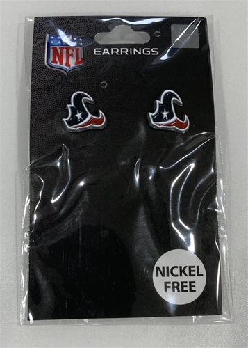Houston Texans NFL Silver Stud Earrings
