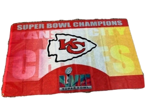 Kansas City Chiefs NFL Super Bowl LVII Champs 3&#39; x 5&#39; Flag *NEW*