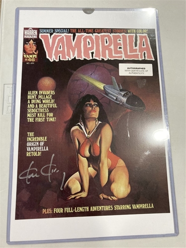 Ken Kelly Artist Legend Signed Vampirella 11&quot;x17&quot; Magazine #46 Poster w/ COA *NEW*