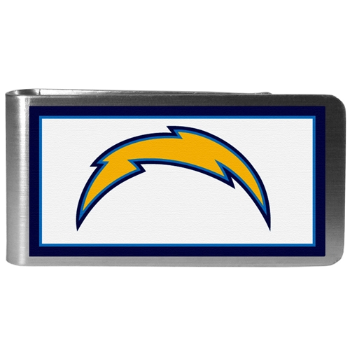 Los Angeles Chargers NFL Steel Money Clip