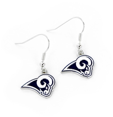 Los Angeles Rams NFL Dangle Earrings - Dozen Lot