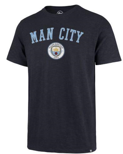 EPL - Manchester City FC Fall Navy Men&#39;s Classic Track Scrum Tee *SALE*