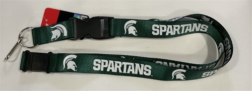 Michigan State Spartans NCAA Green Lanyard *SALE*