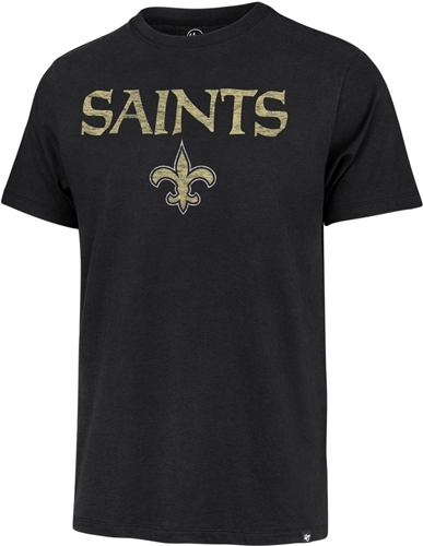 New Orleans Saints NFL Flint Black Replay Men's Franklin Tee - Lot of 9