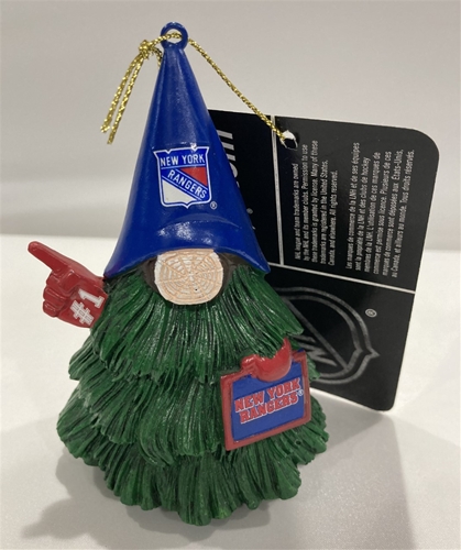 New York Rangers NHL Gnome Tree Character Ornament - 6ct Case *SALE*