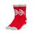 Ohio State Buckeyes NCAA Red Bolt Sport Sock *SALE* Size M