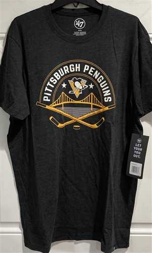 Pittsburgh Penguins NHL Jet Black Regional Men's Club Tee Shirt *SALE*
