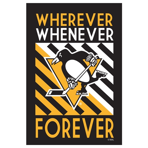 Pittsburgh Penguins NHL 2-Sided Garden Flag *NEW*
