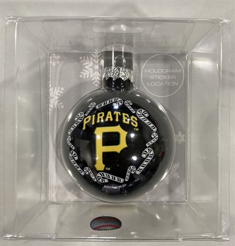 Pittsburgh Pirates MLB Small Glass Ball Ornament *NEW* - 6ct Case
