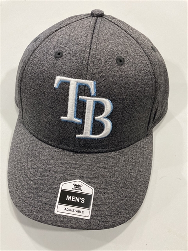 Tampa Bay Rays MLB Dark Charcoal Mass Rodeo Adjustable MVP Snapback Hat *NEW*