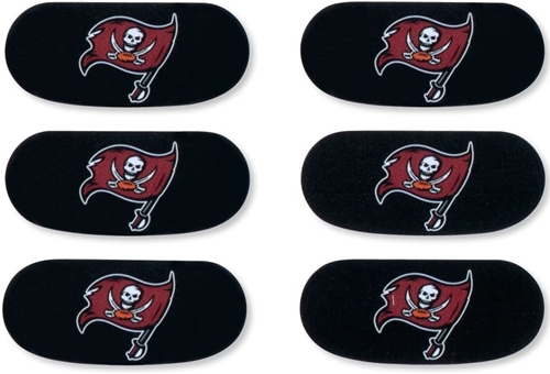 Tampa Bay Buccaneers NFL Vinyl Face Decorations 6 Pack Eye Black Strips *SALE*