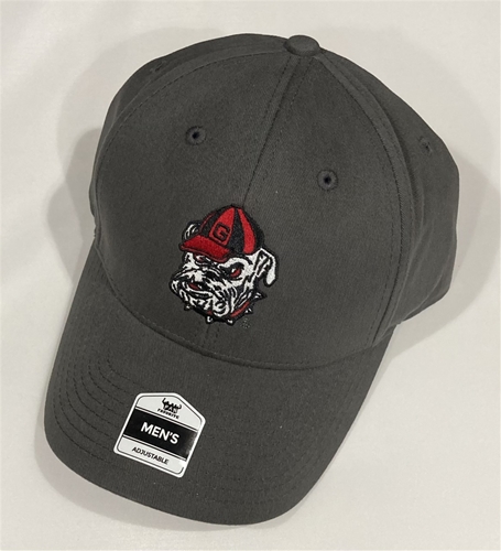 Georgia Bulldogs NCAA Charcoal Mass Basic MVP Adjustable Hat