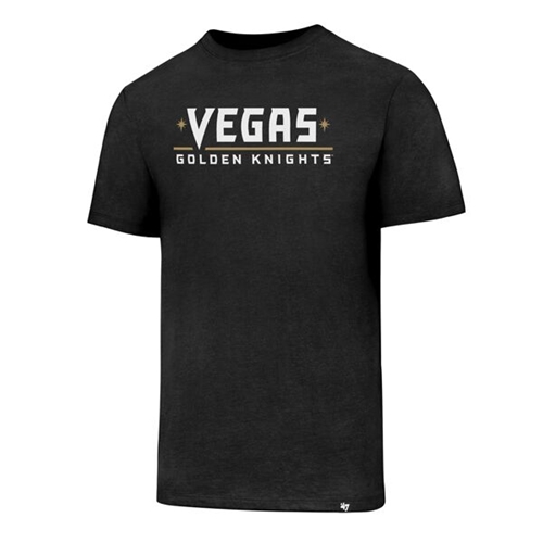 Vegas Golden Knights NHL Jet Black Club Tee Men&#39;s Size S