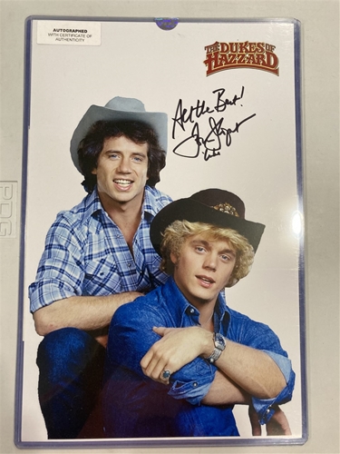 Tom Wopat Signed Dukes of Hazzard 11&quot;x17&quot; TV Series Poster w/ COA *NEW*