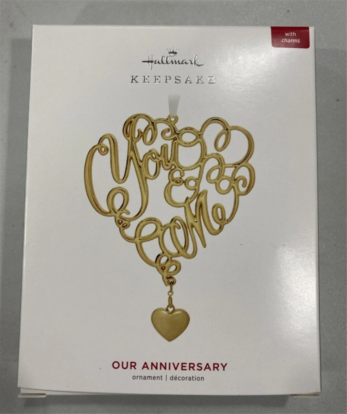 2019 Hallmark Our Anniversary Keepsake Ornament *NEW*
