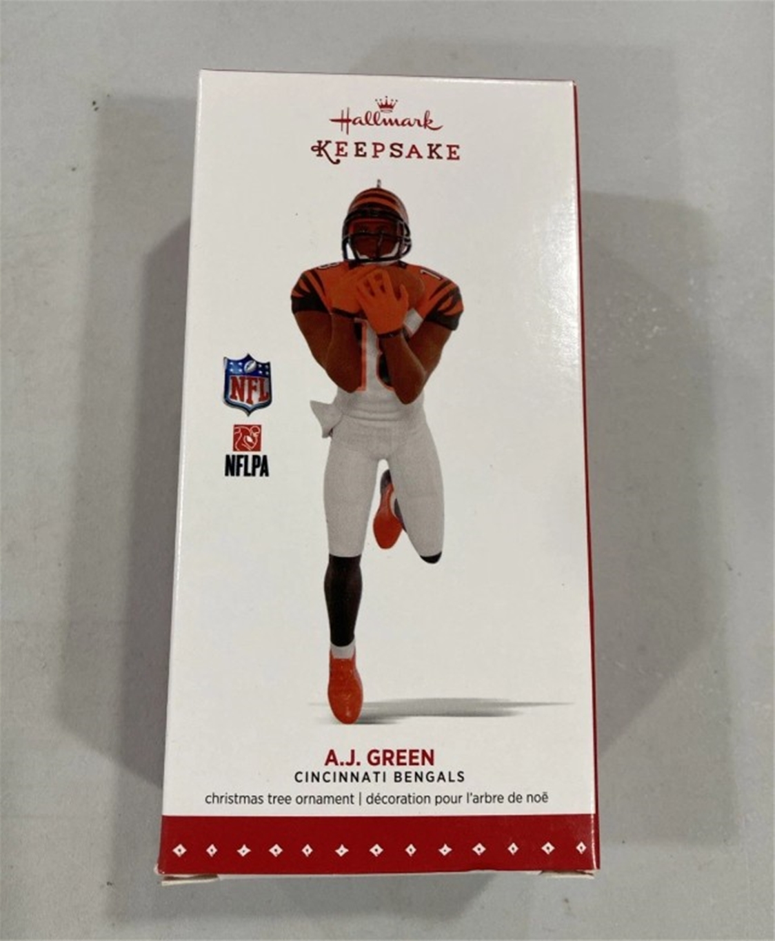 2015 Hallmark A.J. Green Cincinnati Bengals Keepsake Christmas Tree Ornament *NEW*
