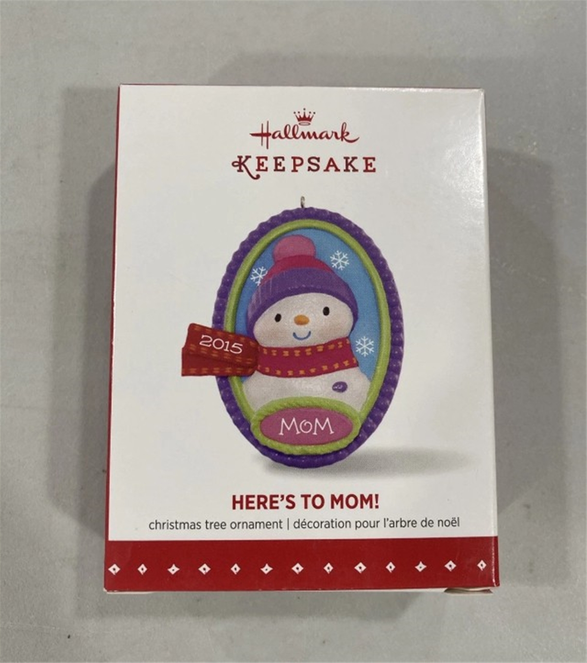 2015 Hallmark Here's to Mom Keepsake Ornament *NEW*