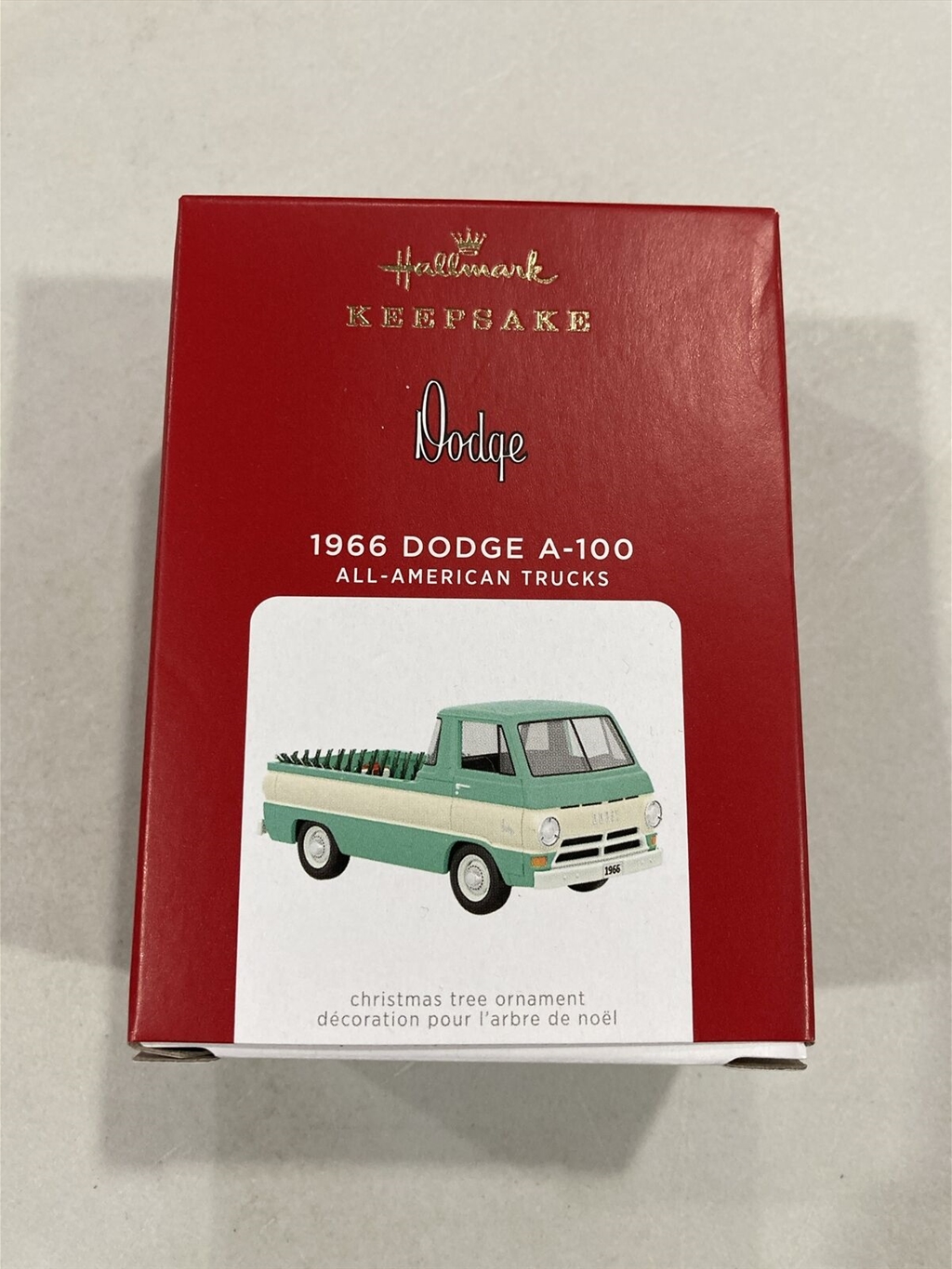 2021 Hallmark 1966 Dodge A-100 27th in All-American Truck Series Keepsake Ornament *SALE*