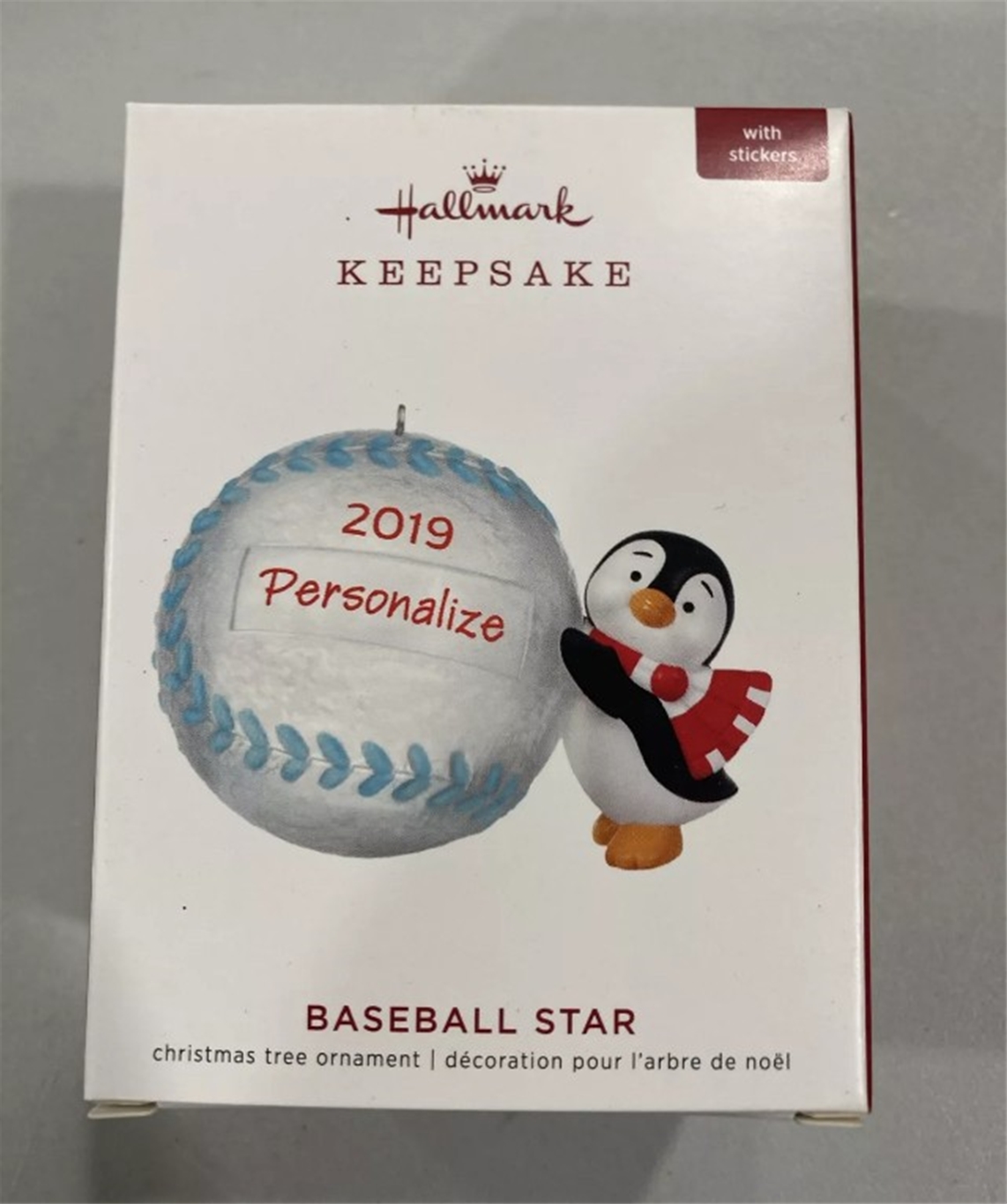 2019 Hallmark Baseball Star Keepsake Ornament