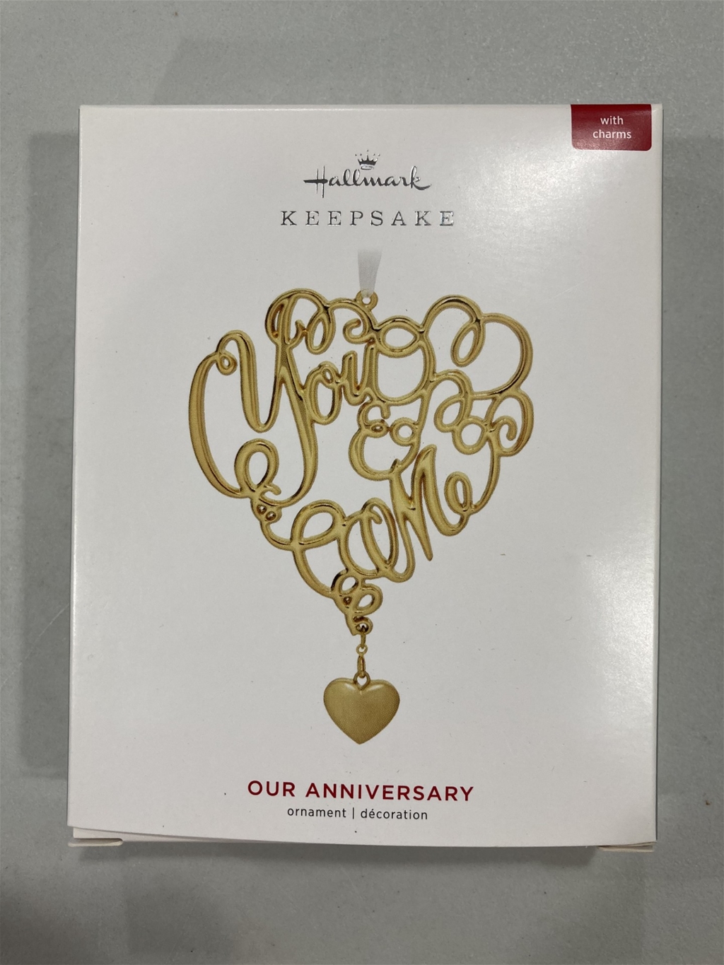 2019 Hallmark Our Anniversary Keepsake Ornament *NEW*