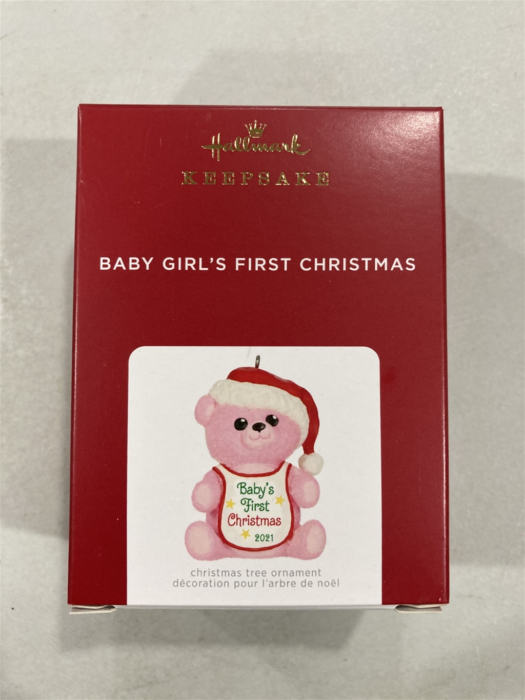 2021 Hallmark Baby Girl's First Christmas Keepsake Ornament *NEW*