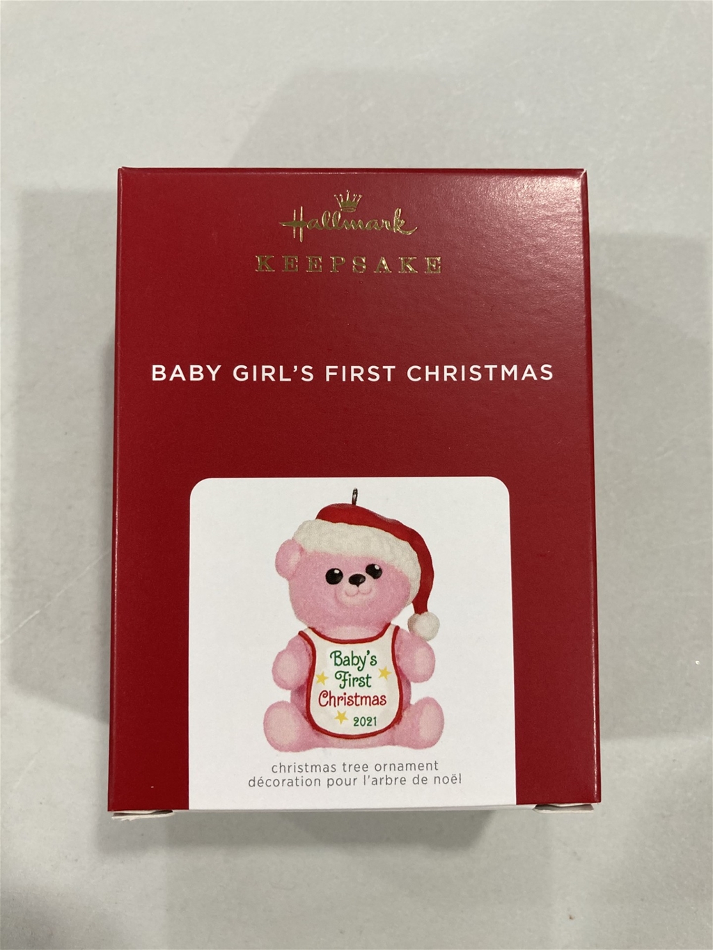 2021 Hallmark Baby Girl's First Christmas Keepsake Ornament *SALE*