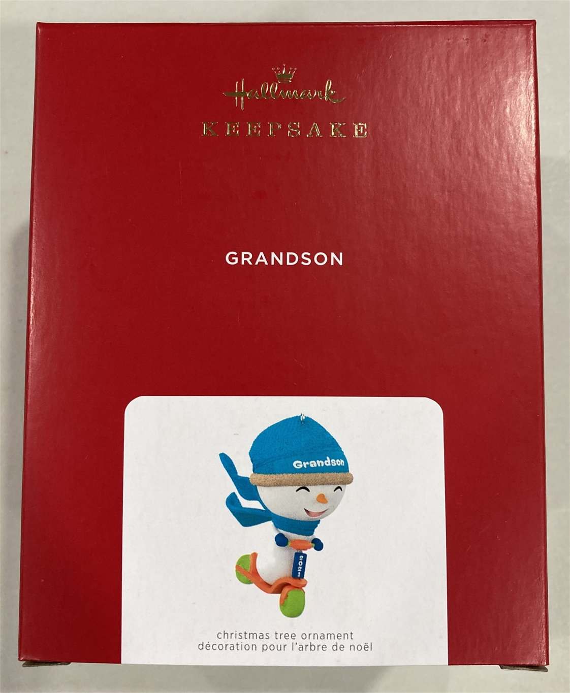 2021 Hallmark Grandson Keepsake Ornament *SALE*