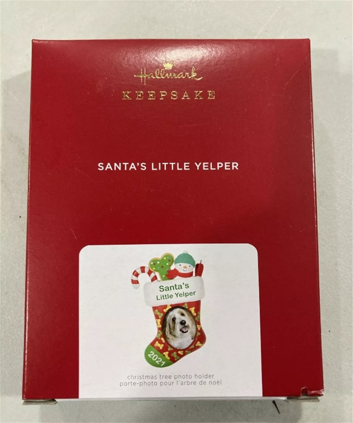 2021 Hallmark Santa's Little Yelper Keepsake Ornament *NEW*