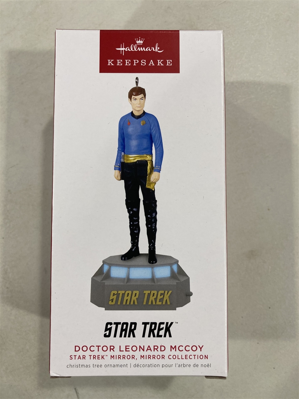 2022 Hallmark Star Trek Mirror, Mirror Collection Doctor Leonard McCoy Storytellers Keepsake Ornament *NEW*