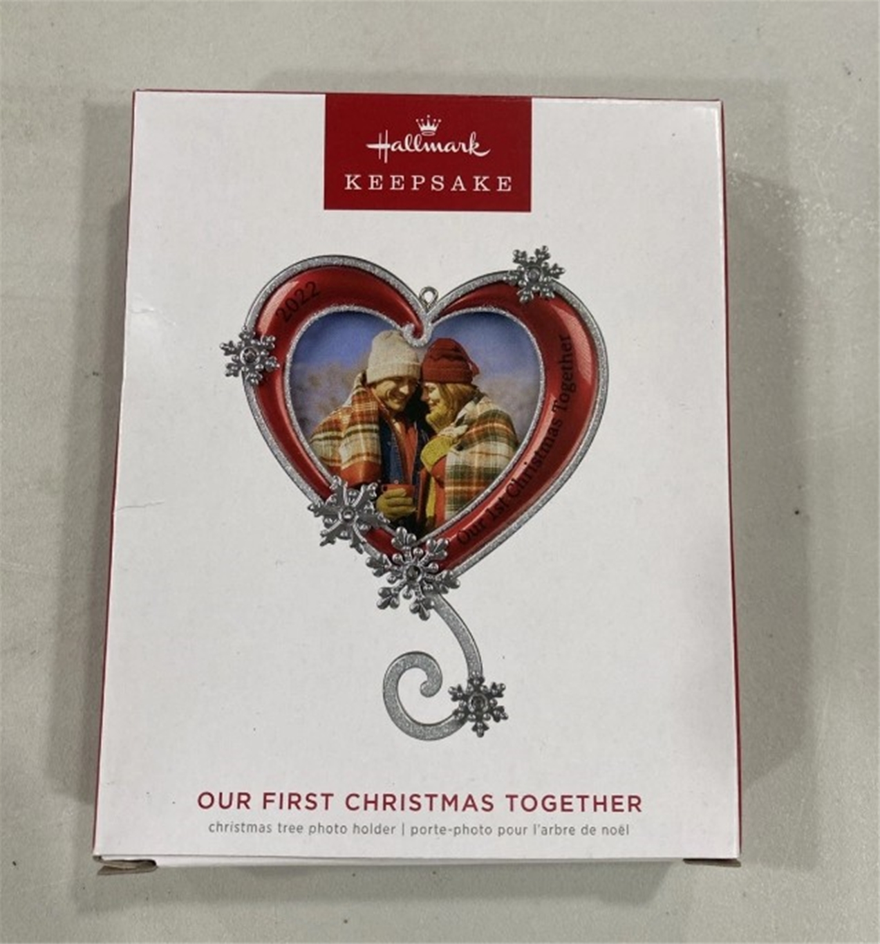 2022 Hallmark Our First Christmas Together Keepsake Photo Holder Ornament *NEW*