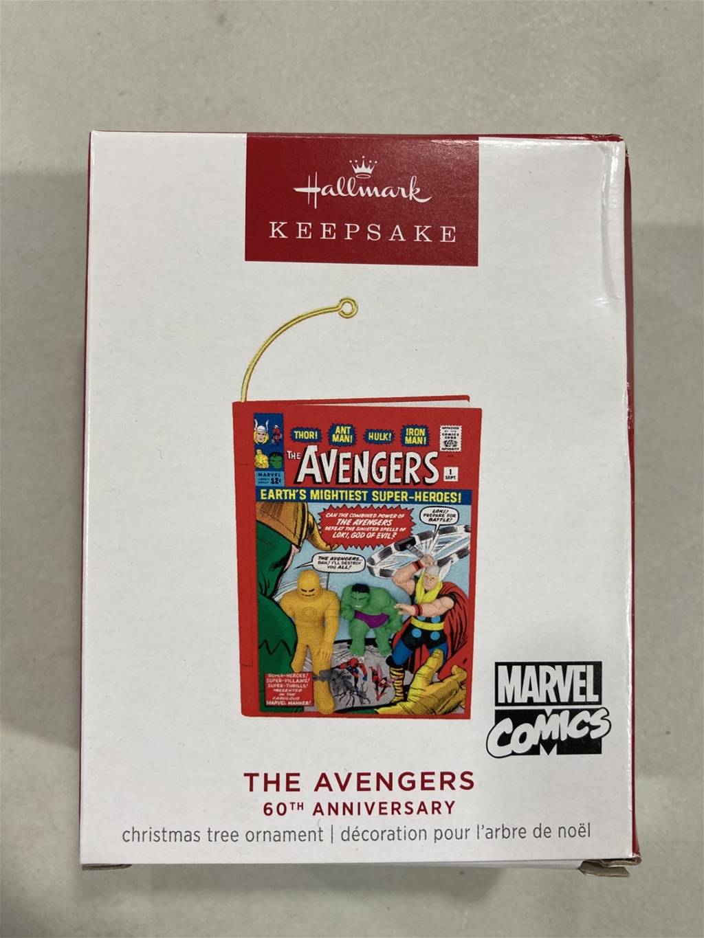 2023 Hallmark Marvel Comics THE AVENGERS 60th Anniversary Keepsake Ornament *SALE*