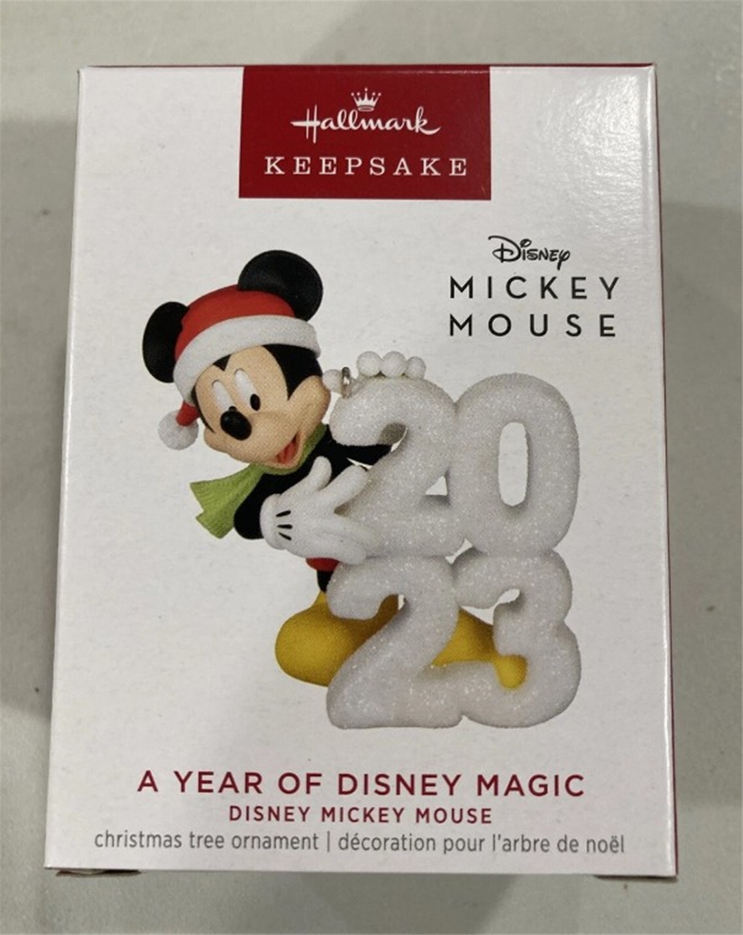 2023 Hallmark A Year of Disney Magic Mickey Mouse Keepsake Ornament *NEW*